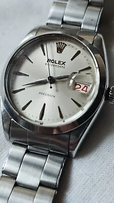 Vintage Rolex 6694 ROULETTE DATE  Men's Hand-Winding Watch 1961 • $1595