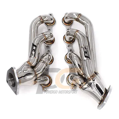 Shorty Headers For Chevy GMC 03-06 Silverado Sierra 1500HD 2500HD Truck 6.0L V8 • $279.99