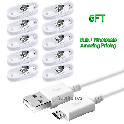 OEM Micro USB Fast Charge Cable Rapid Sync Cord Quick Charger Bulk Wholesale 5FT • $5.89