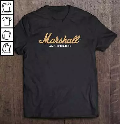 New Marshall Amplification Amplifier Logo T-Shirt Black S-5XL TC274 • $6.99