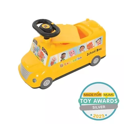 New CoComelon School Bus Ride On Role Playset Kids Toddlers Play Toy Ages 2+ • £32.99