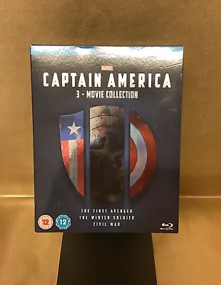 Marvel Captain America 3 - Movie Collection Blu Ray • £14.99