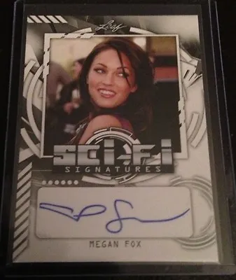 2016 Leaf Pop Century Sci-fi Signatures Auto Autograph Megan Fox Nice • $129.99