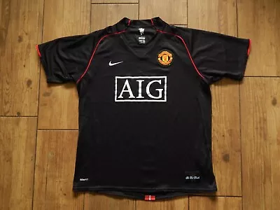 Manchester United Geniune Football 2007-08 Away Shirt Jersey 238347-010 mens L • $37.29