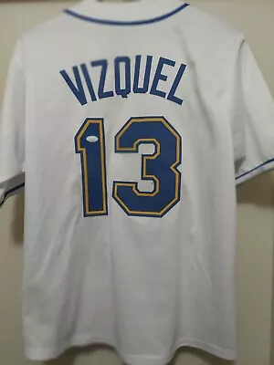 Omar Vizquel Signed Custom Mariners Jersey. JSA Authentication • $55