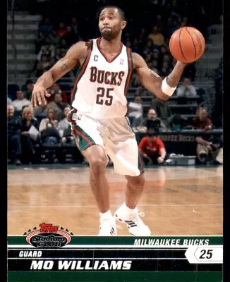 2007-08 Stadium Club Mo Williams Milwaukee Bucks #68 • $1