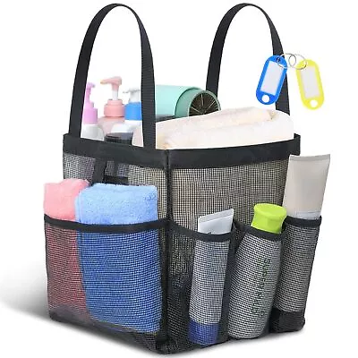 Mesh Shower Caddy Tote Large Shower Caddy Basket Portable Quick Dry Hanging... • $11.96