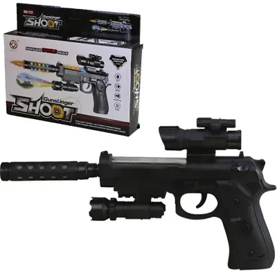 £11.99 • Buy Kids Special Forces Pistol Toy Gun Lights & Sounds Boys Girls Army Soldier Play