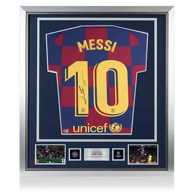 Lionel Messi Signed Shirt Framed • £2029.99