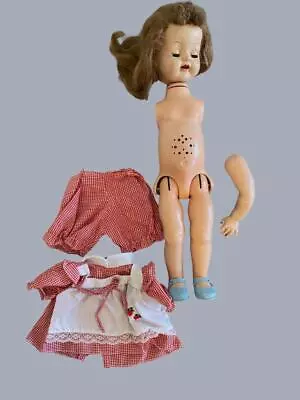 Vintage Fairyland Doll For Parts 18  Open/close Eyes Open Mouth Hard Plastic • $19.99