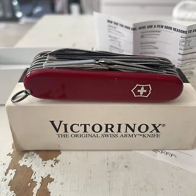 Victorinox Champion W/ MSD 54521 Discontinued 91mm Swiss Army Knife Vintage NOS • $61