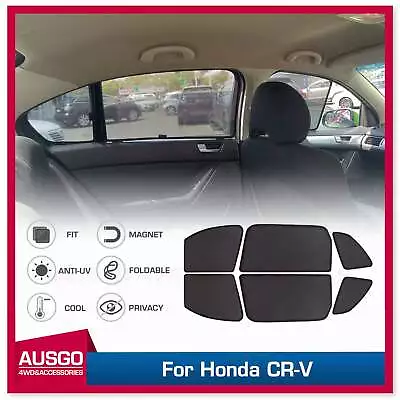 AUSGO Foldable Magnetic Window Mesh Sun Shade For Honda CRV CR-V RS 2023+ 6PCS • $74.51