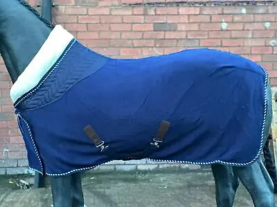 Horse Show Fleece Rug With Faux Fur Ideal As Show Rug In 3 Colour 5'3  To 7'0  • £55