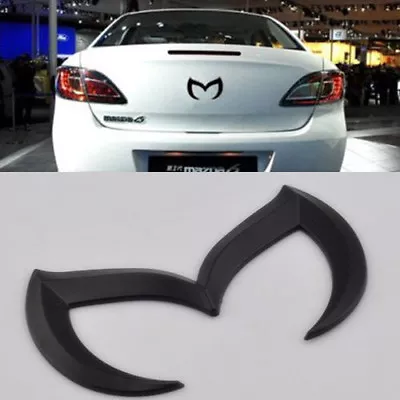 Jdm Mazda3 / Mazdaspeed 3 Evil Metal 'm' Rear Trunk Emblem Badge Gloss Black • $13.99