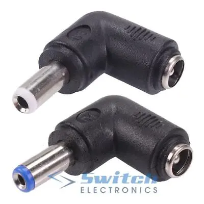 2.1mm To 2.5mm Right Angle Adapter Converter DC Connector Plug Socket • £3.29