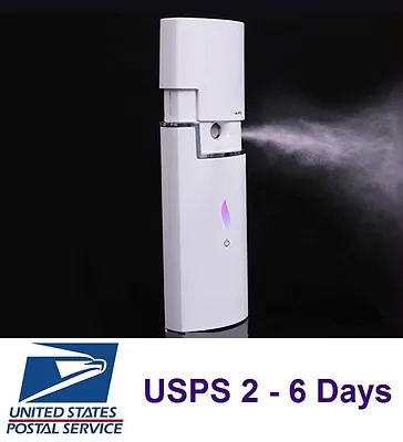 Mini Facial Nano Sprayer USB Rechargeable Portable Ionic Facial Face Steamer • $15.99