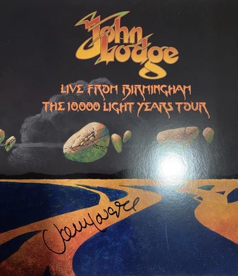 $60 • Buy The Moody Blues John Lodge Signed Live From Birmingham Album