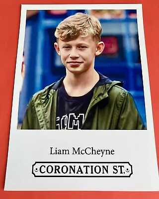 LIAM McCHEYNE As Dylan Wilson - CORONATION STREET Fan Made Cast Card NEW #2 • $7.45