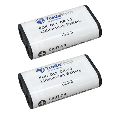 2x Battery 2000mAh For Olympus C-1 C-100 C-120 C-1Z C-150 C-160 C-170 C-180 C-2  • £17.15