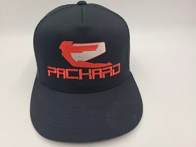 Packard Performance Mesh Trucker Snapback Hat Cap Powersports Repair Black Red • $11.99