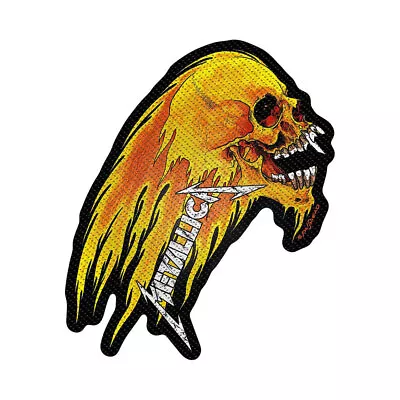 £3.99 • Buy Officially Licensed Metallica Skull Sew On Patch- Music Rock Band Patches M045