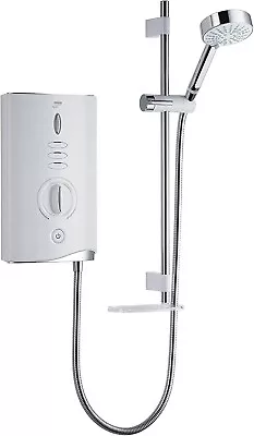 Mira Sport Max 10.8 KW With Airboost White Chrome Bathroom Electric Shower • £249.99