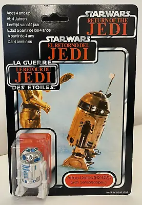 Kenner Star Wars Return Of The Jedi Artoo-Detoo (R2-D2) 1983 Tri-Logo Card • $889.11