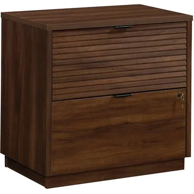 Pemberly Row Modern Engineered Wood Lateral File Cabinet In Spiced Mahogany • $907.79
