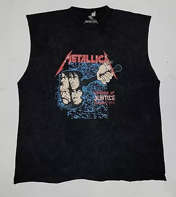 Metallica Vest Top 100% Official Black Hammer Of Justice Asos • £16.99