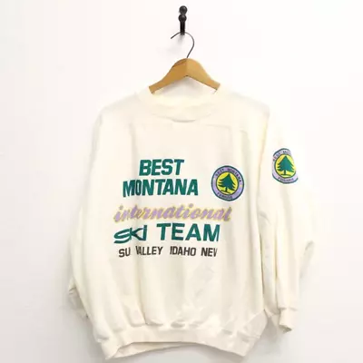 Vintage Best Montana Ski Team Sun Valley Idaho Sweatshirt XXL 2X • $47.60