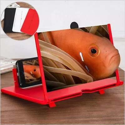 £6.99 • Buy 3D HD Folding Adjustable Mobile Phone Screen Magnifier Amplifier Stand Holder TV