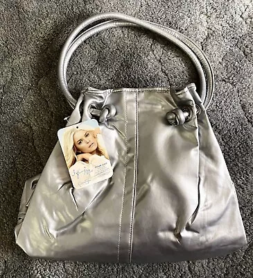 NWT- Jessica Simpson -Metallic Silver  Tote Bag /Purse/ - 16” X  13” • $24.50