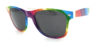 Rainbow Wayfare Style Sunglasses Pride Retro Vintage Colorful Party UV Shades • $5.99