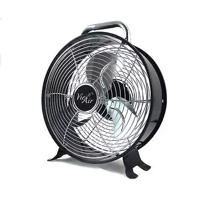 Vie Air 12  High Velocity Dual Speed Retro Metal Drum Fan，Floor Fans • $31.42