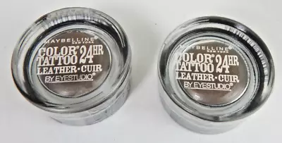 2pc Maybelline Eyestudio ColorTattoo Leather Cream Eyeshadow 95 Chocolate Suede • $9.99