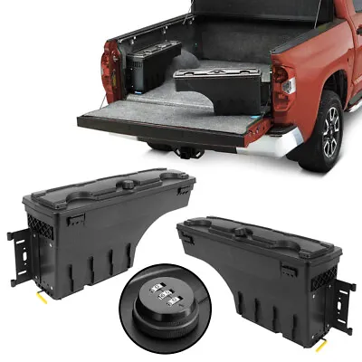 Turck Bed Swing Storage Tool Box Fits 2015-2022 Ford F150 Left+Right Side W/Lock • $169.09