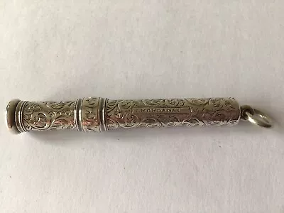 Antique Silver S.mordan & Co Sliding Pencil Holder • £79