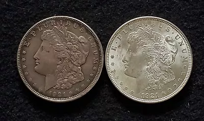 1921-P Morgan Silver Dollar Lot Of 2. • $60