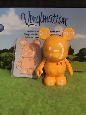 DISNEY VINYLMATION Park - 3  Inch - Urban Series 6 Orange Text W/ Card • $3.99