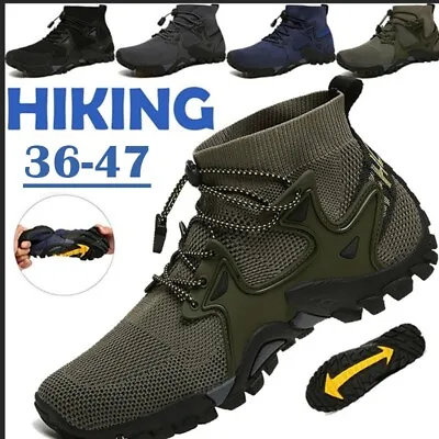 Breathable Mens Wading Shoes Outdoor Hiking Shoes Mesh Camping Trekking Shoes • $37.90