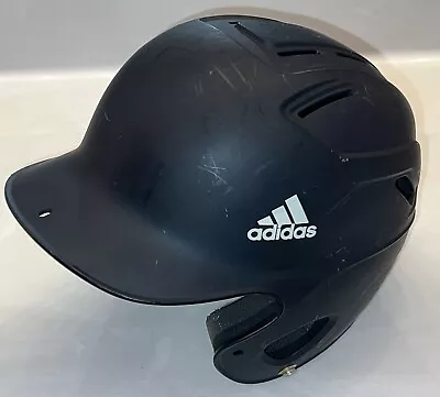 Adidas Baseball Softball T-Ball Batting Helmet Matte Black Sz 6-3/8 To 7-3/8 • $9.95