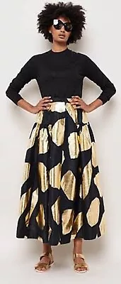 $375 • Buy New! Stunning GORMAN “Poseidon” Silk Skirt *  Size 10