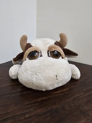 Russ BERRIE Lil Peepers Marlow Plush Soft Small Cow With Big Eyes 9” • £19.99