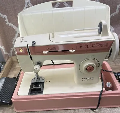 Singer Merritt 2404 Pink Sewing Machine - W/Foot Pedal Hard Case & Accessories • $109.99