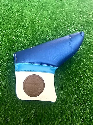 Mizuno Golf M-Craft Blade Putter Headcover Blue White Tour Workshop • $45