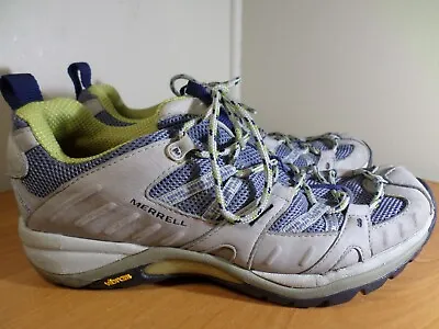 Merrell Women's Size 9 Hiking Shoes Siren Sport Gray Periwinkle - Fast Ship • $22.99