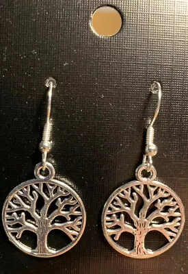£2 • Buy Dangle Drop Tree Of Life 🌳 Hippie Gypsy Tibetan Silver Earrings FREE POST