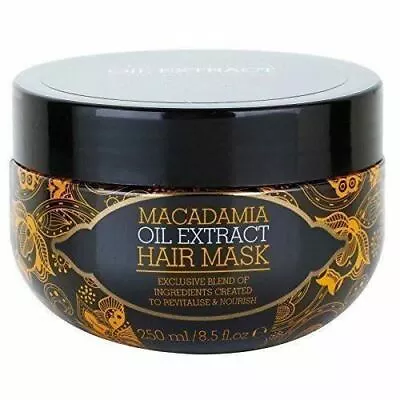 3 Macadamia Oil Extract Hair Mask Treatment Nourishment Hair 250ml Revitalise • £6.99