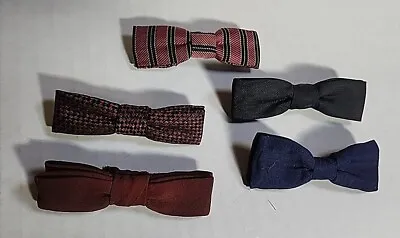 Lot Of (5) Vintage Metal Clip Bow Ties Ormond NYC / Royal • $15.99