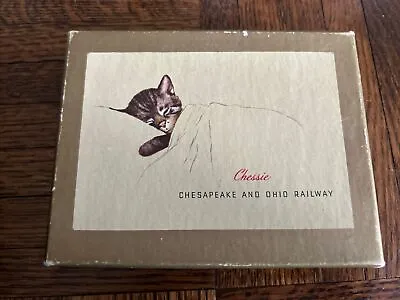 Vintage C&O Chesapeake And Ohio Railroad Chessie System Cat Kitten Playing Cards • $63.24